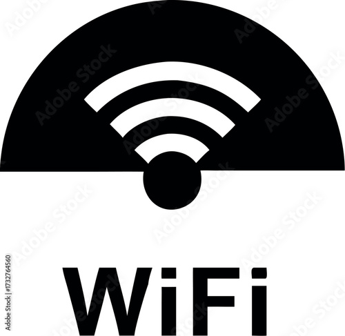Wi-Fi connection signal vector icon