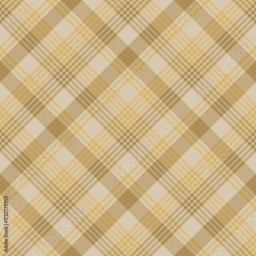 Checkered design for prints.Seamless light beige  check pattern. Repeating patern plaid.  Repeated tartan fabric. Vector scottish fabriс. Ekose texture. Madras flannel. Checker line. Stripe gingham