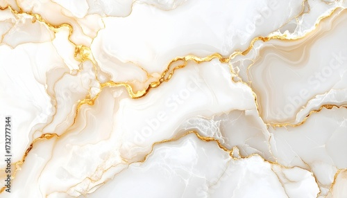 白大理石の高級テクスチャ – ゴールドとグレーの繊細なベイン模様Luxury White Marble Texture with Elegant Gold and Gray Veins – High Resolution Background