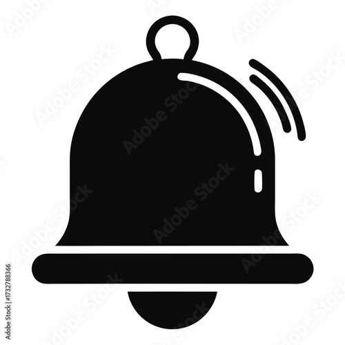 A ringing metallic bell provides alerts, notifications, and reminders in its classic form and design
