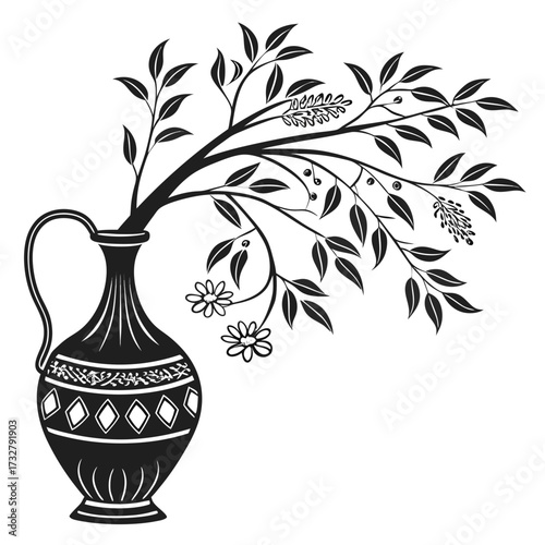 vase with flowers