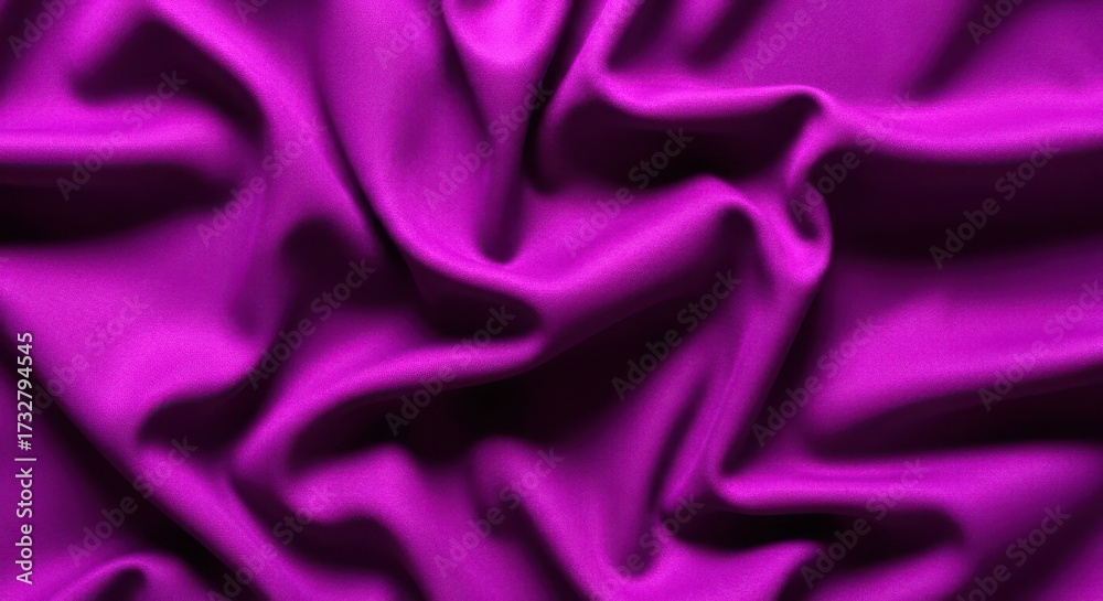 Obraz premium Closeup of luxurious purple fabric with soft, flowing, and elegant folds