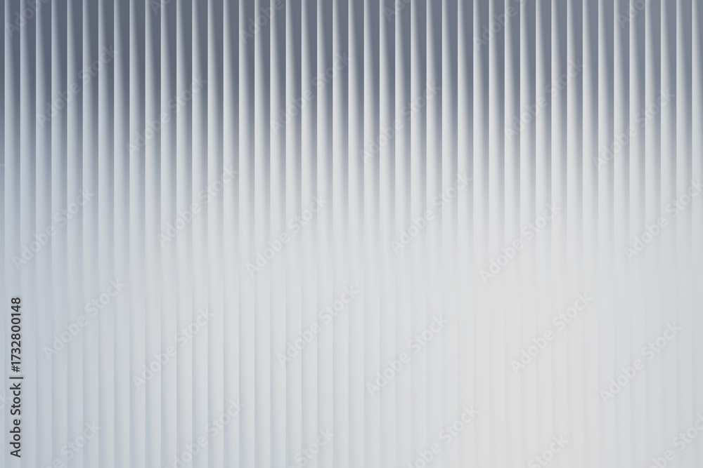 Obraz premium Vertical stripes pattern with light gradient in shades of white and gray creating a textured surface