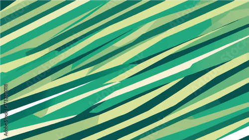 Green abstract background with lines and nature inspired pattern