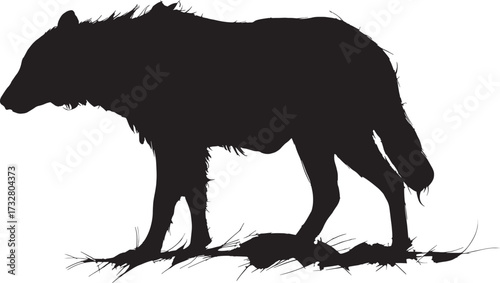 wild animal silhouette 