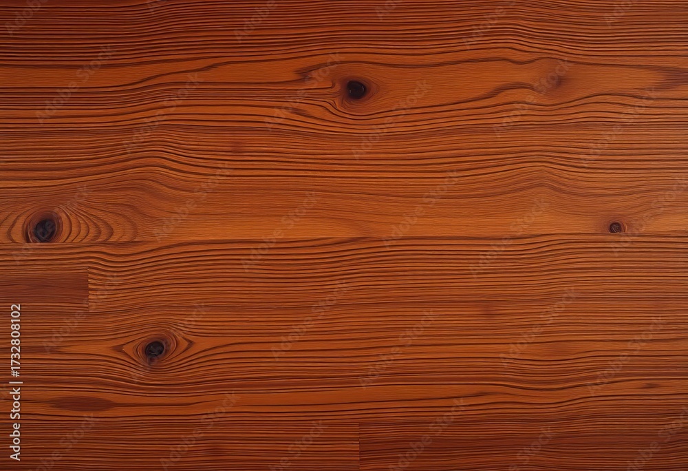 Naklejka premium Rich, dark brown wood grain with knots and subtle texture, wood panel, aged