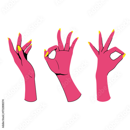 Female Hand OK Pose