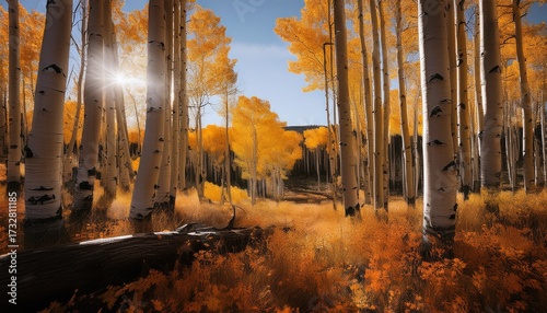 Wallpaper Mural Aspen Trees Torontodigital.ca