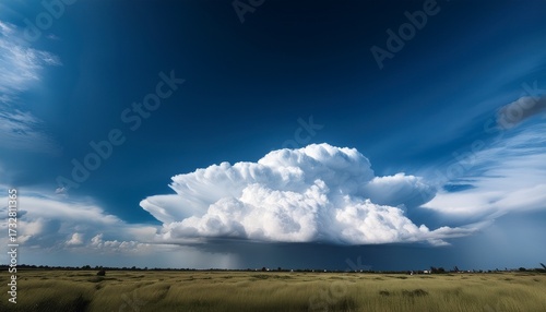 Wallpaper Mural Cumulonimbus Rain Cloud Cloudscape Sky Background Torontodigital.ca