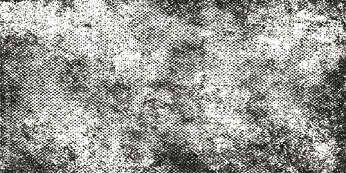 A rough, dirty grunge metal texture forms a seamless backdrop for a vintage, dark gray design pattern