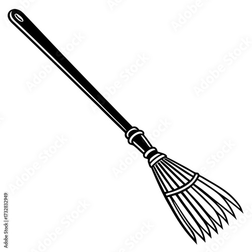 broom and shovel