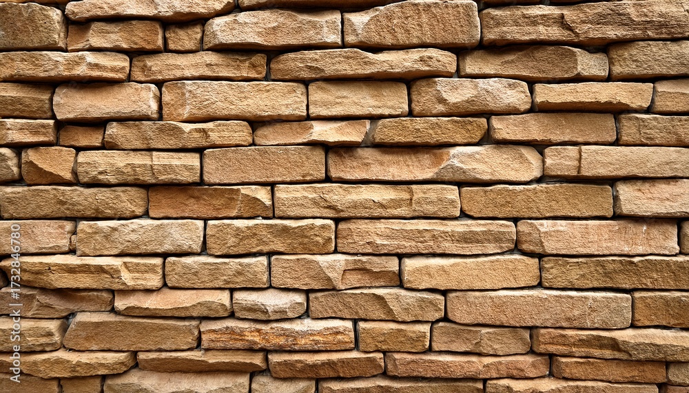 Obraz premium Light Brown Stone Wall
