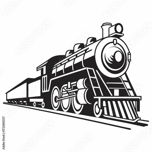 steam train vector