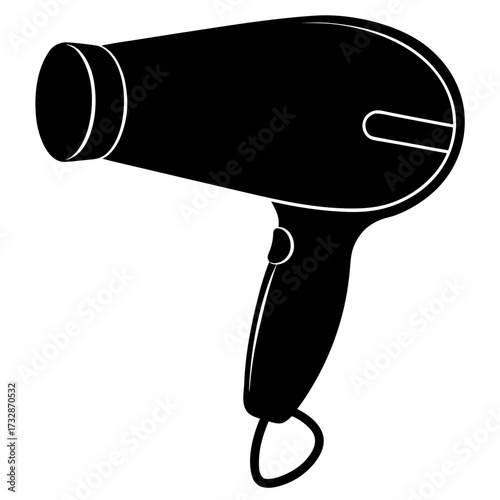 hair dryer vector illustration