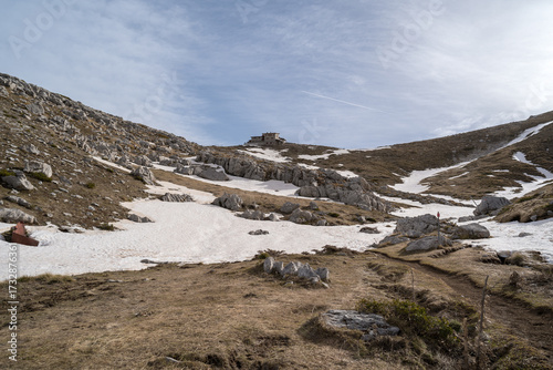 Tymfi Mountain Refuge in Zagori, in Epirus, Greece