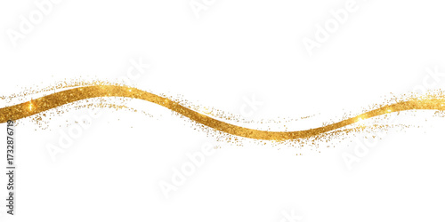 A bright abstract gold and blue light illustration of a water splash on a white texture background with lines