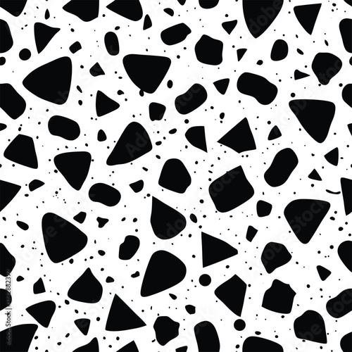 Tiny white particles abstractly distributed across digital void isolated on transparent background