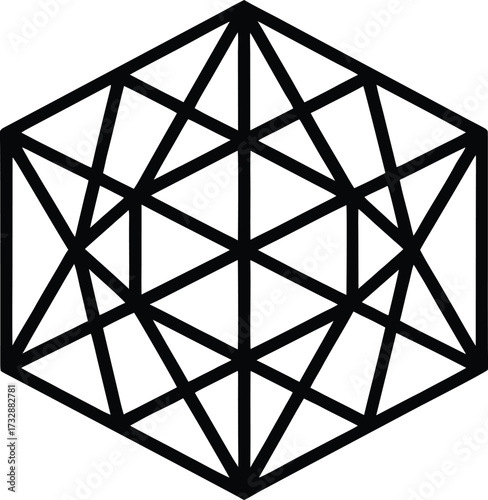 Happy cartoon prehistoric caveman with club near cave entrance isolated on transparent background