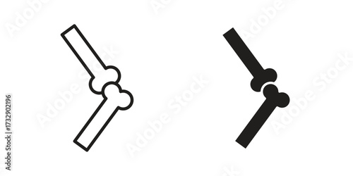Joint icon for web designs. outline and clipart icons set