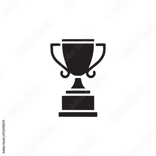 Illustration of a trophy, symbolizing victory, achievement, and success, perfect for awards, competitions, and recognizing excellence in various fields and endeavors