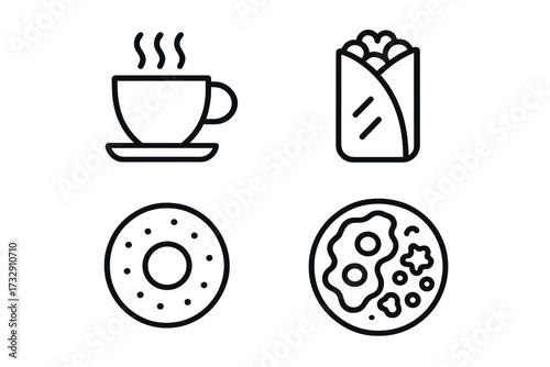 Enjoying a warm beverage and snacks at a cozy cafe on a weekend afternoon