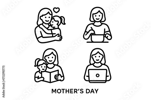 Celebrating Mother's Day with love, care, cooking, and learning activities for children