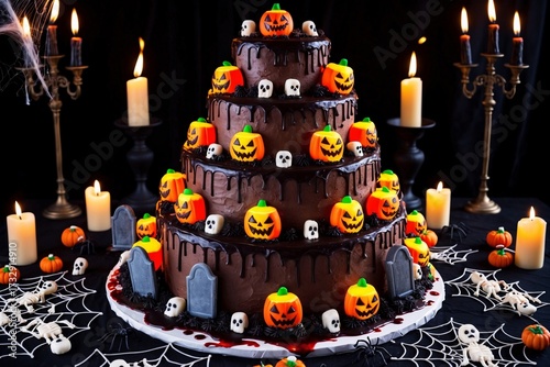 Spooky Halloween Background, Creepy Halloween Wallpaper, Gothic Halloween Backdrop, Scary Halloween Design, Halloween Festival Background