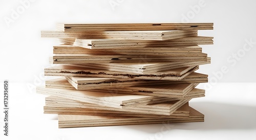 Stacked Wood Panels for Craft Projects.