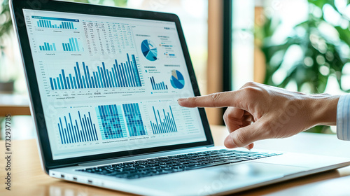 企業のKPIを可視化したデータ分析
