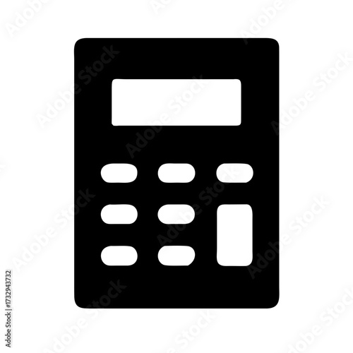 Modern calculator icon for finance and business needs, simplifying complex calculations with digital clarity and efficiency