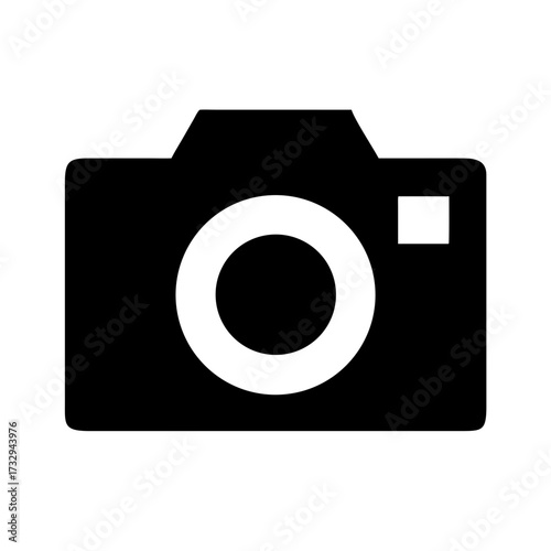 Capturing moments with a classic camera icon, perfect for photography, media, and creative projects