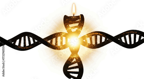 Illuminating discoveries: a symbolic fusion of dna and knowledge for innovation era