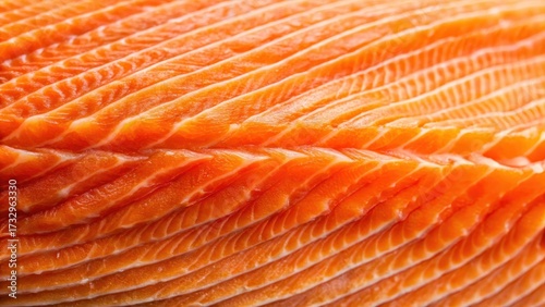 Close up of a juicy Alaska salmon fillet with visible scales and firm texture , food, ocean,  food, ocean, closeup, cuisine