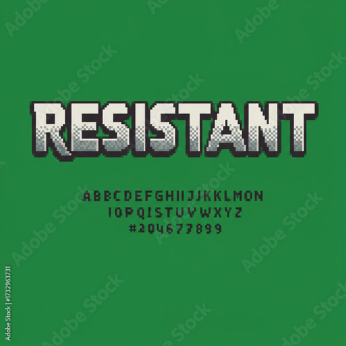 Pixel Art Text Effects Bundle - 200+ Green Screen Typography Assets for Video Editing