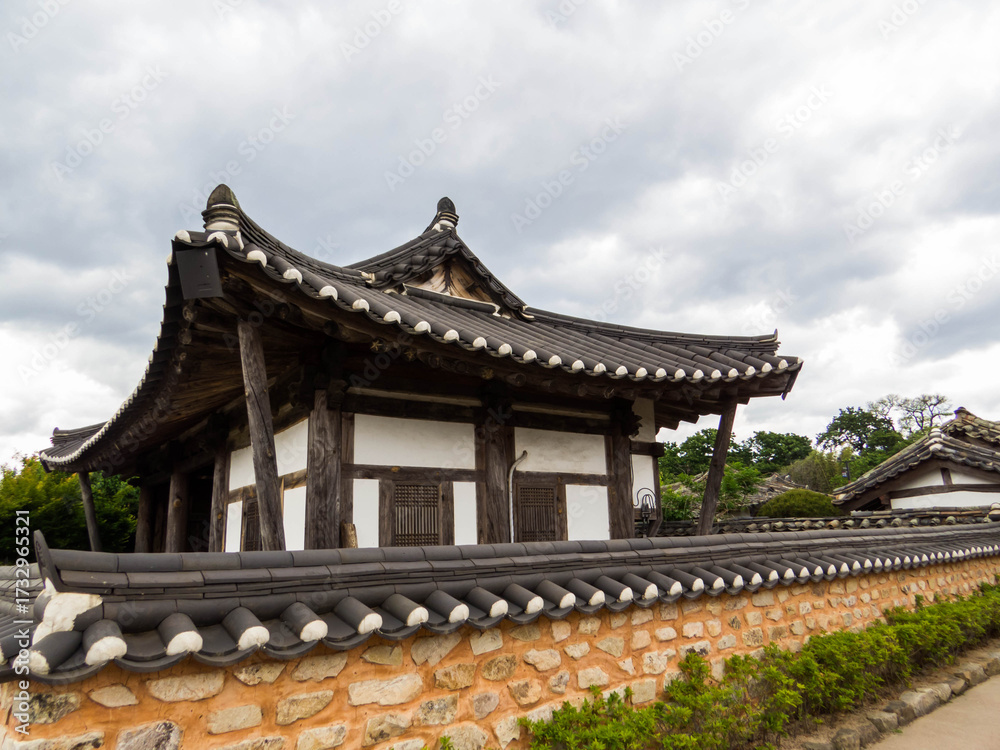 Fototapeta premium Gyochon Hanok Village, Gyeongju, South Korea