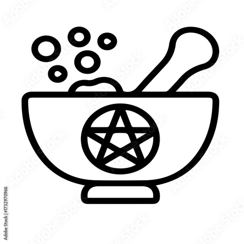 Witchcraft Potion Mortar