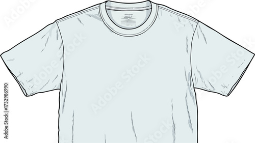 Blank T-shirt Customization Space for Persona - Professional Apparel Mockup Design