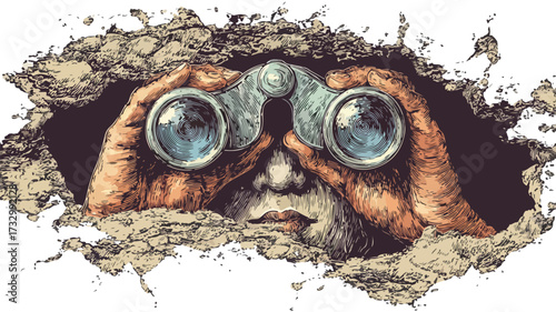 Discover the World: Woman's Hand Holding Bin for Exploration, Adventure, and Discovery