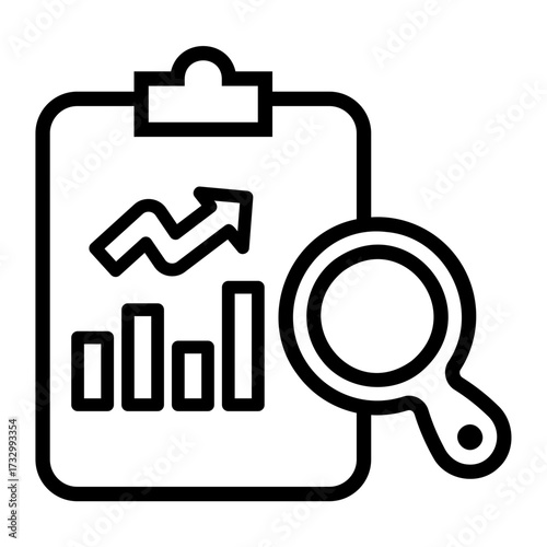 evaluation Line Icon