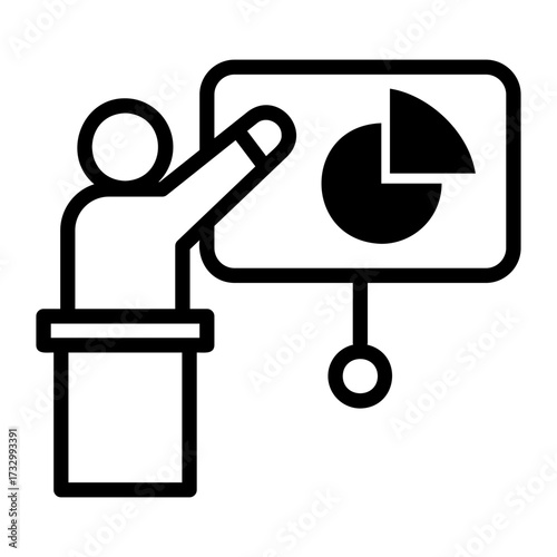 evaluation Line Icon