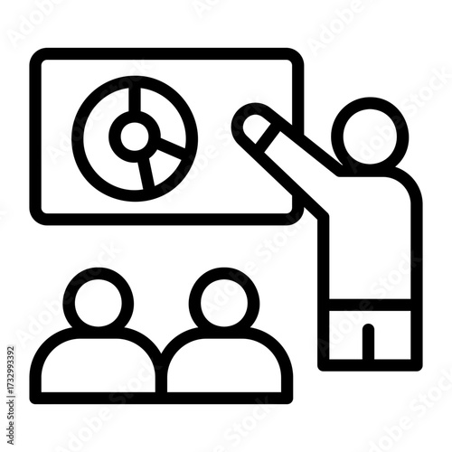 evaluation Line Icon