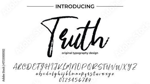 Truth - Elegant Script Font for Smooth Handwritten Design and Creative Typography