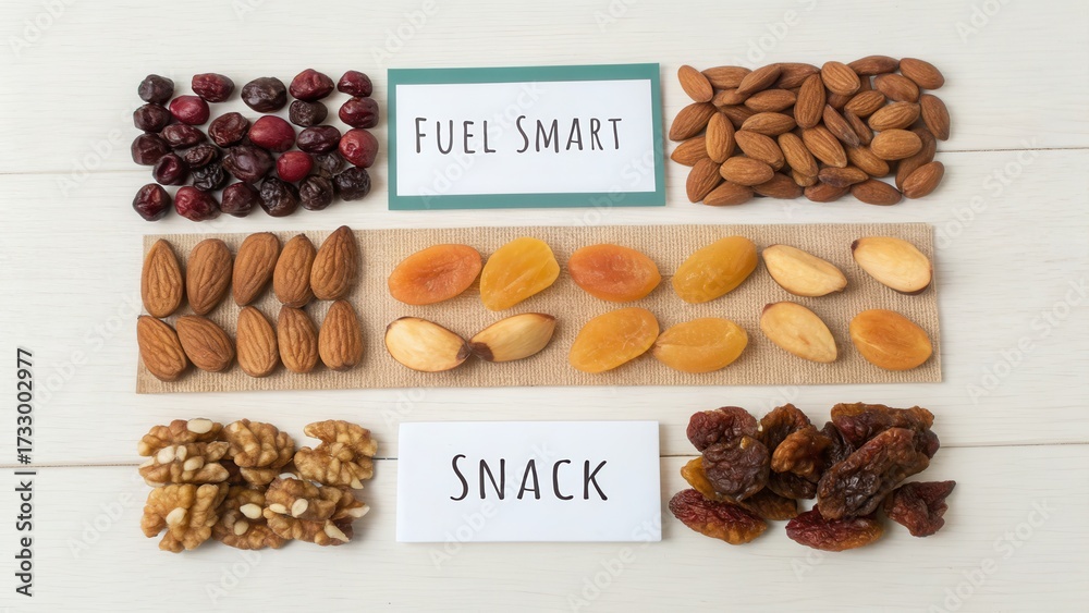 Obraz premium Smart Snacking: Healthy Fuel for the Body