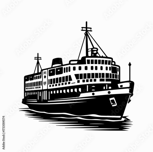Star Ferry Silhouette – Iconic Hong Kong Harbour Boat