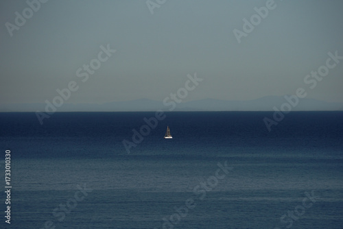 boat on the sea