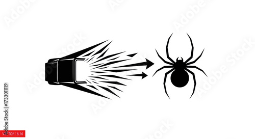 Crawling threats scanning the digital landscape with analytical precision concept