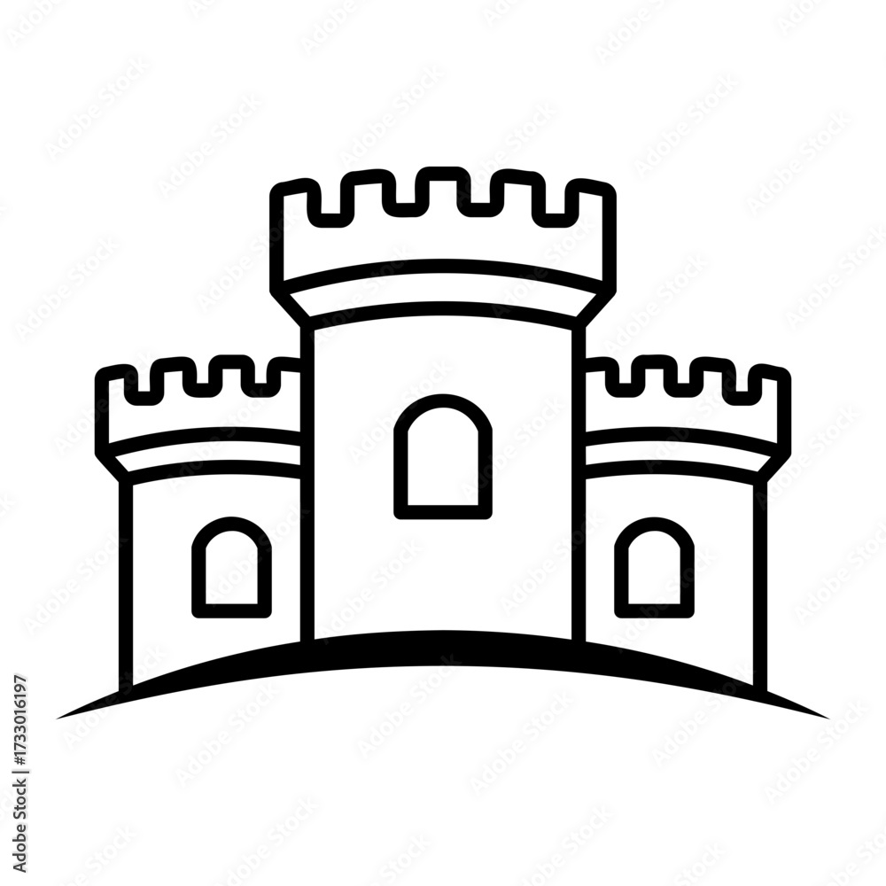 Fototapeta premium history Line Icon