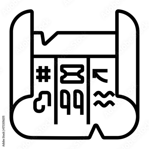 history Line Icon