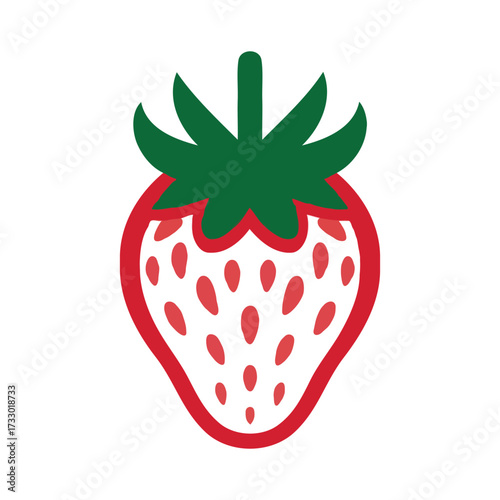 strawberry fruit food isolated berry red ripe fresh 