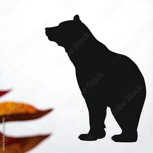Silhouette of a bear